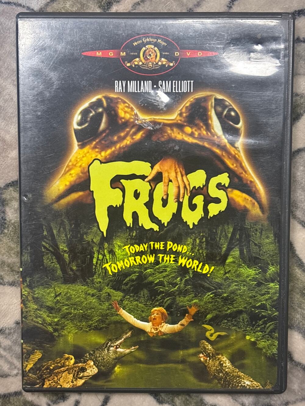 Frogs DVD 1972 Sam Elliott Ray Milland Monster Horror Thriller Classic MGM